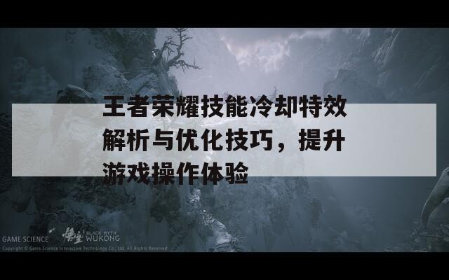 王者榮耀技能冷卻特效解析與優(yōu)化技巧，提升游戲操作體驗(yàn)