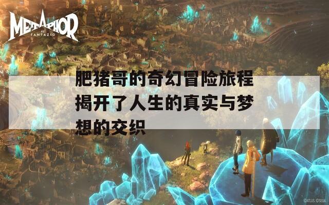 肥豬哥的奇幻冒險旅程揭開了人生的真實與夢想的交織  第1張